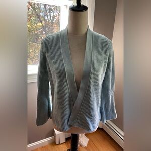 Loft Bell Sleeve Open Cotton Cardigan